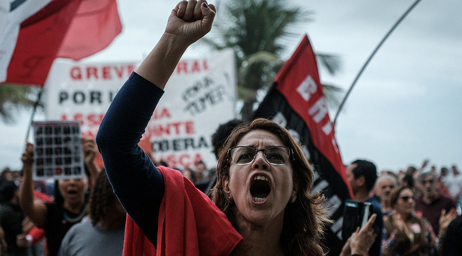 protesters Brazil