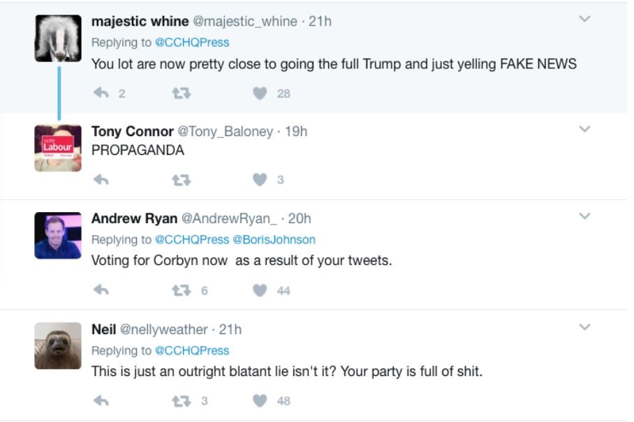 tweets on corbyn