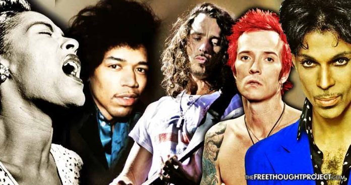 Click to enlarge 10 Music Legends killed by big pharma