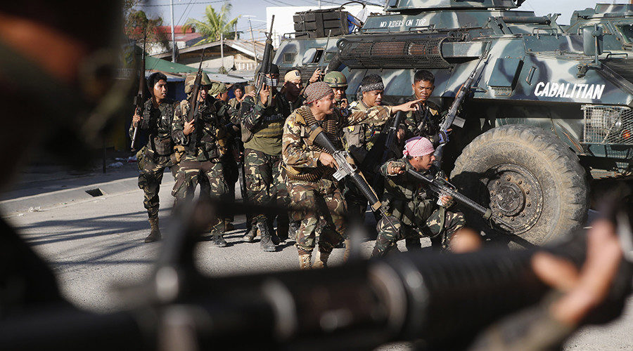 Click to enlarge Filipino police