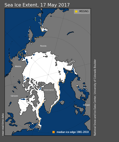 Click to enlarge Sea Ice Extent