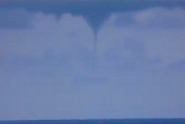 Huge waterspout spotted off St Agnes coast