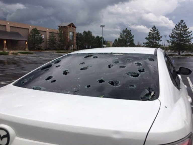 Colorado hail damage