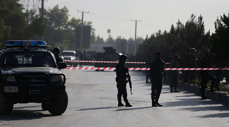 Afghani police forces