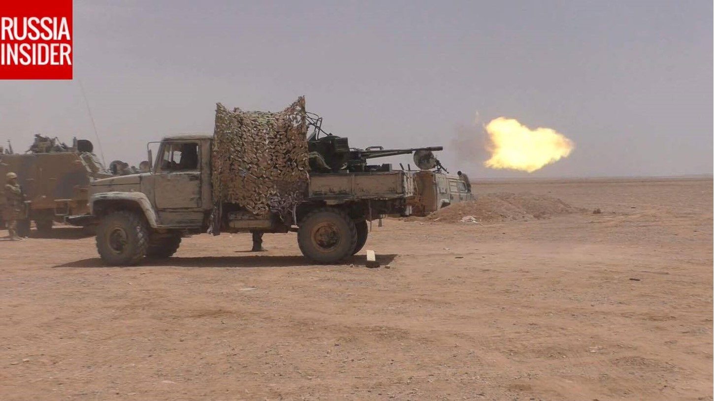 Click to enlarge Russian Syrian forces advance Deir ez-Zor