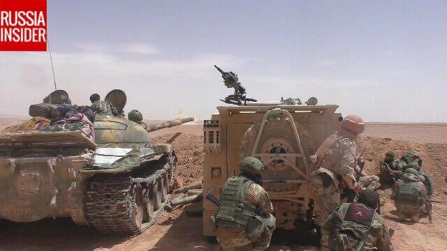 Click to enlarge Russian Syrian forces advance Deir ez-Zor