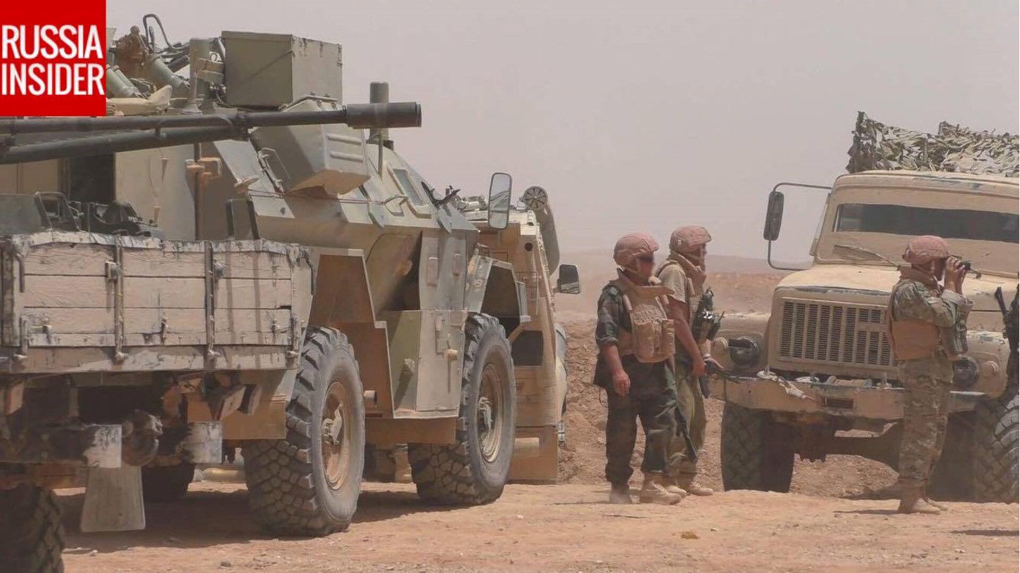 Click to enlarge Russian Syrian forces advance Deir ez-Zor