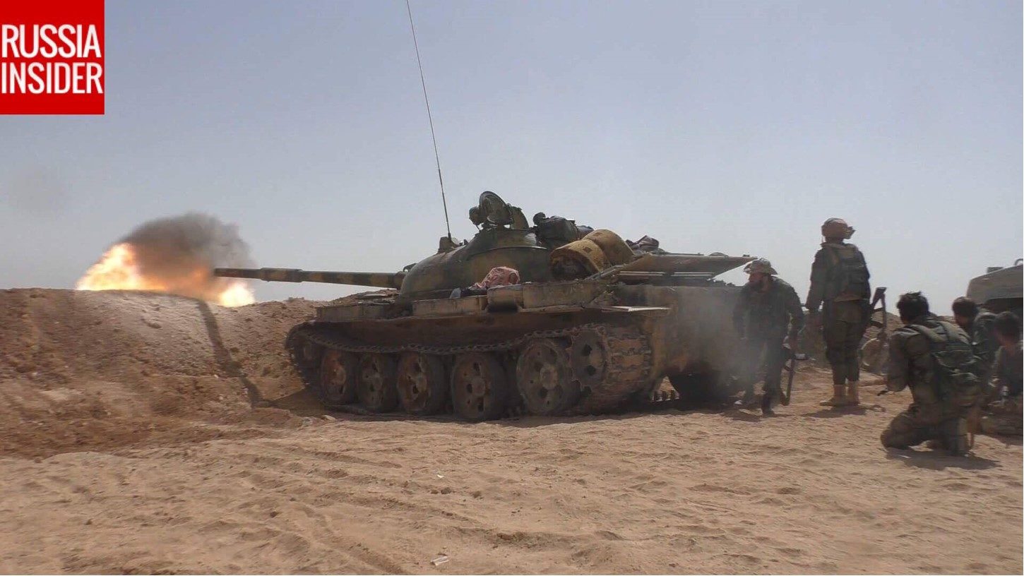 Click to enlarge Russian Syrian forces advance Deir ez-Zor