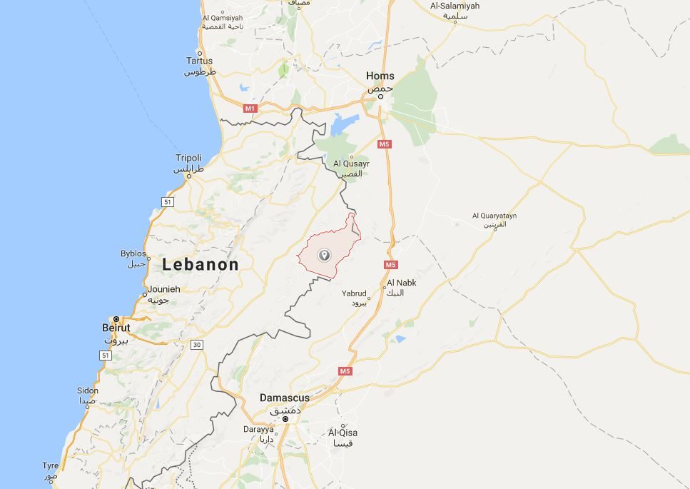 map of Lebanon