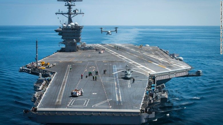 Click to enlarge Aircraft carrier CVN-76 Ronald Reagan