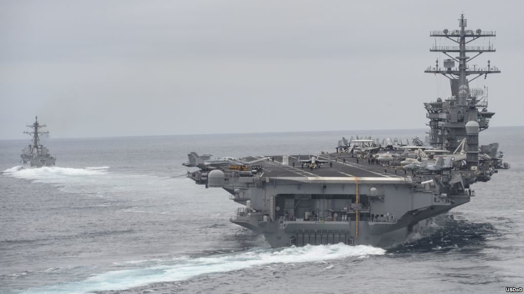 Click to enlarge Aircraft carrier CVN-68 Nimitz
