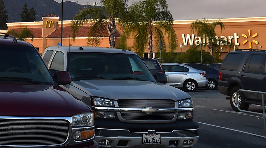 wal mart parking lot