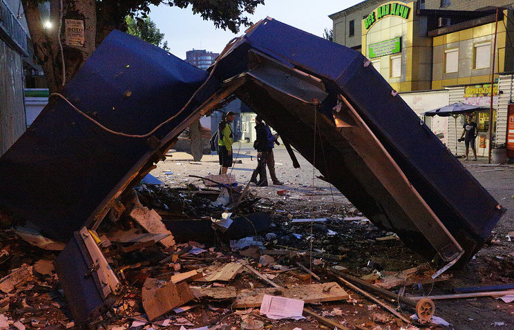 Donetsk destruction