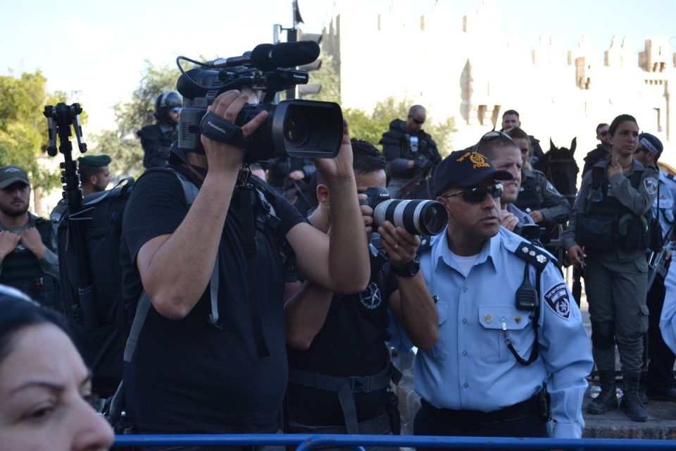 Jewish police cameraman