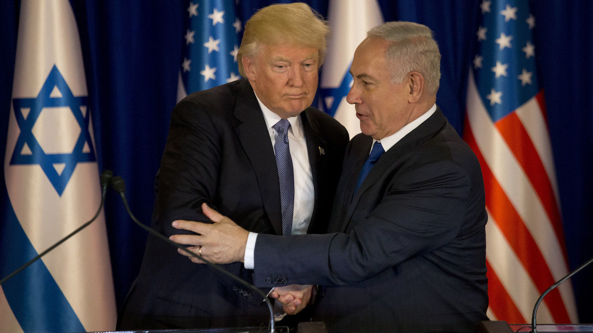 trump and netanyahu