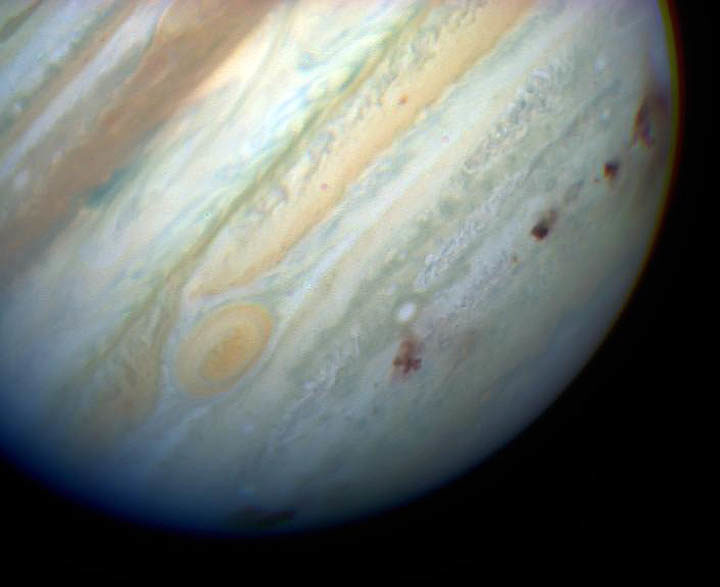 Click to enlarge Comet Shoemaker-Levy 9 Impact on Jupiter