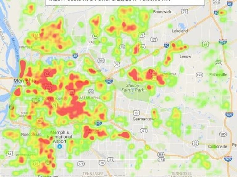 Memphis power outages