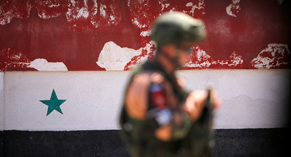 Russian soldier in Syria