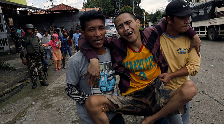 Click to enlarge Injured Philippino