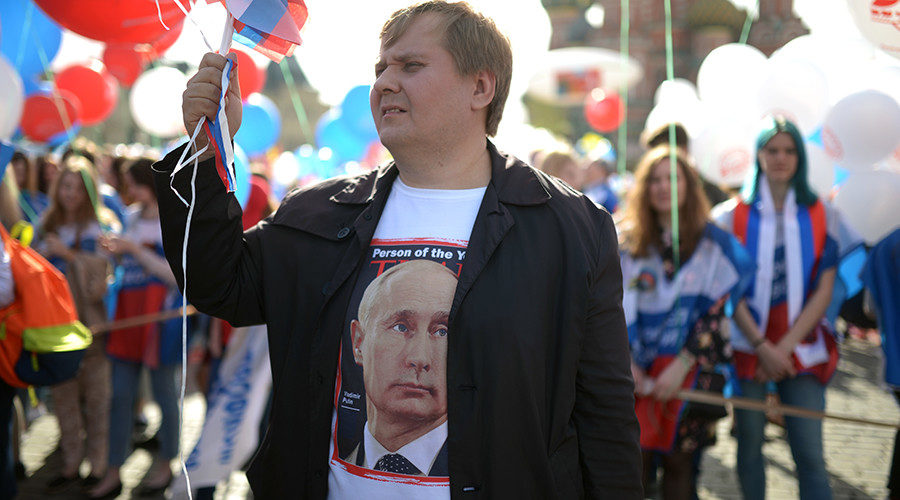 Click to enlarge support Putin