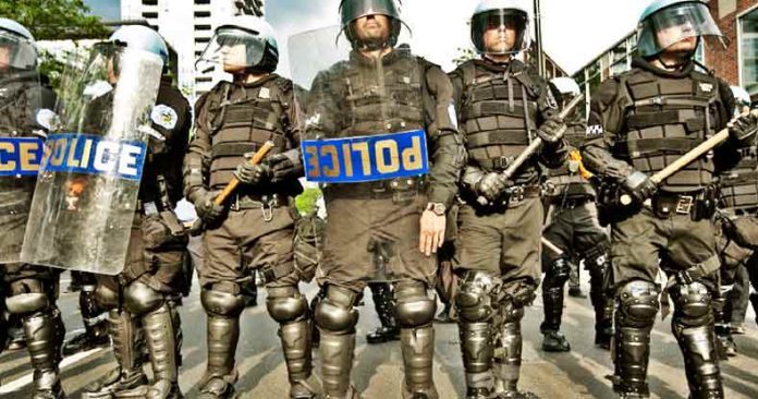 riot police
