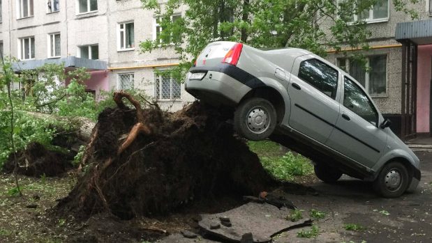 Moscow storm