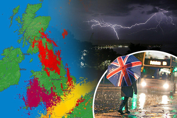 LIGHTNING: 70,000 bolts hit the UK over the bank holiday weekend