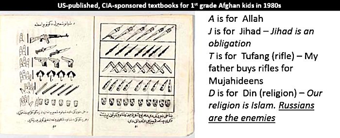 Click to enlarge Afghan textbooks