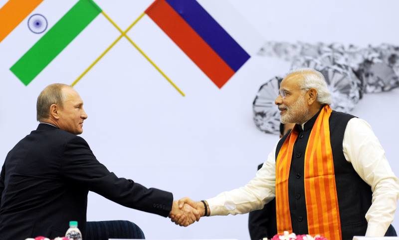 Russia India Putin Modi