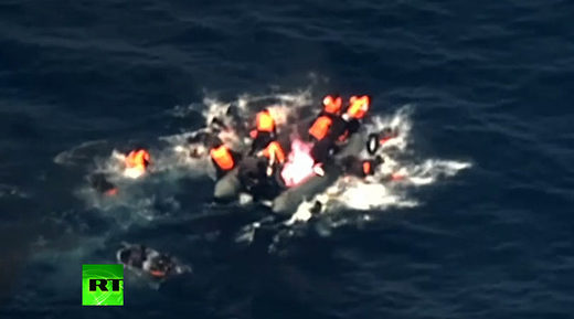 migrant boat mediterranean