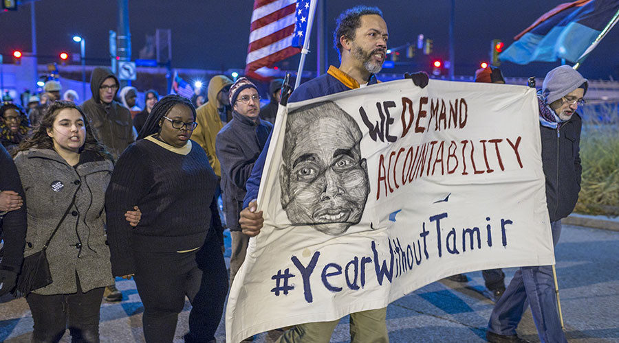 Click to enlarge Tamir Rice protest