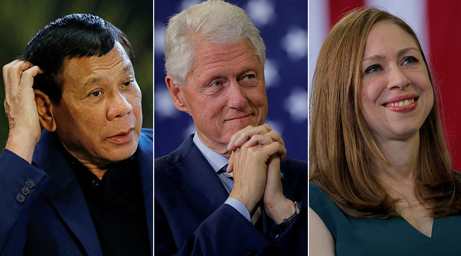 Duterte Bill Clinton Chelsea Clinton