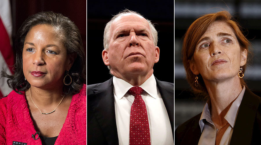 Click to enlarge Susan Rice, John Brennan, Samantha Power