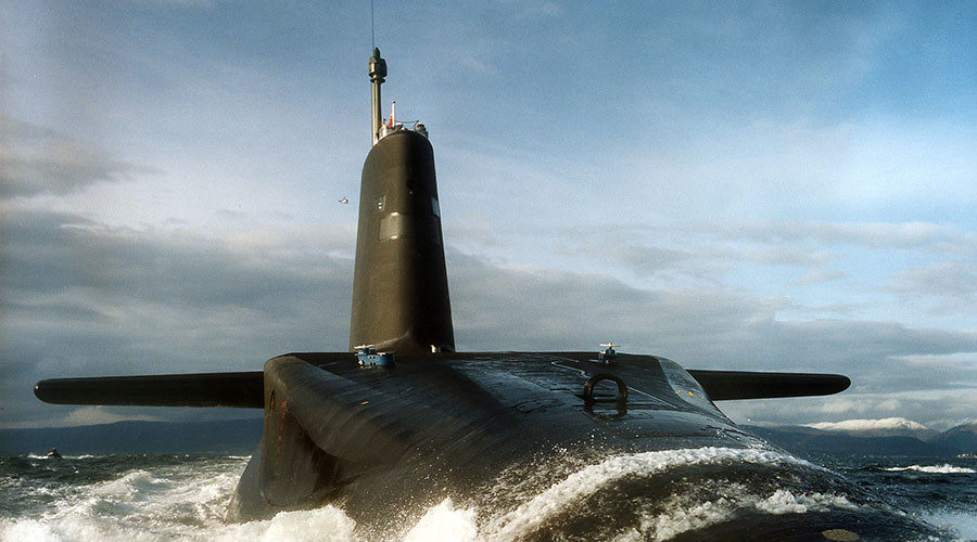 British submarine HMS Vanguard