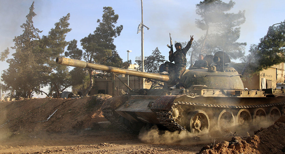 syrian military tank