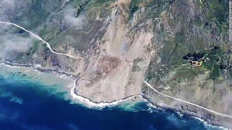 big sur landslide