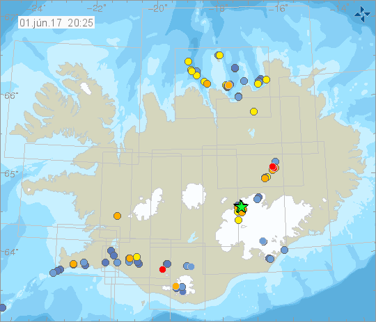 Iceland met office graph
