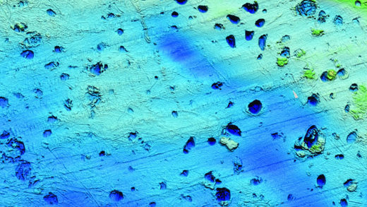 undersea craters methane release