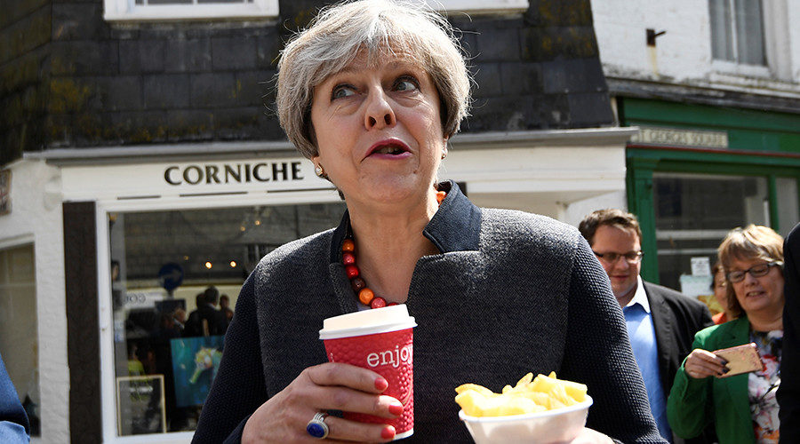 Click to enlarge Prime Minister Theresa May