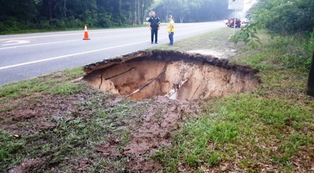 Newberry, FL sinkhole
