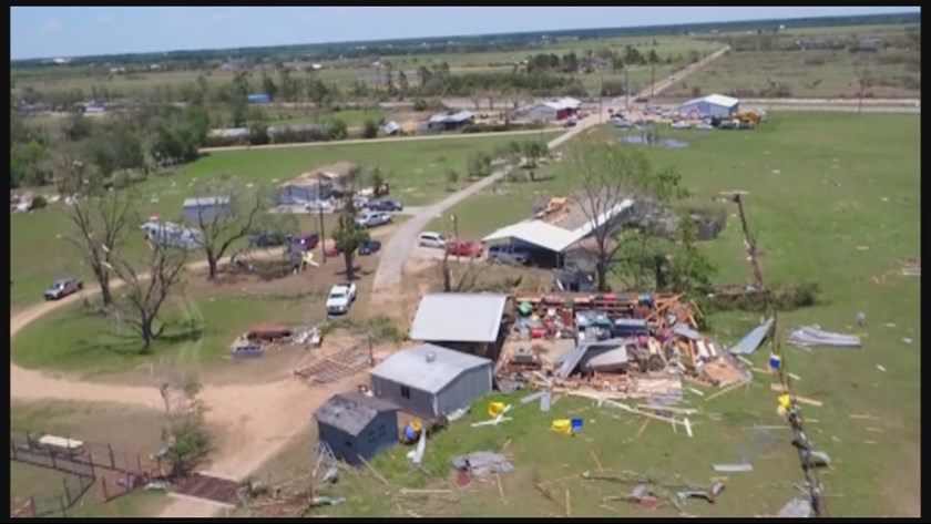 Sealy microburst damage