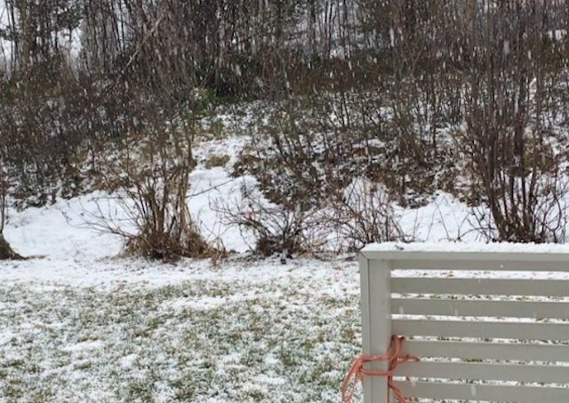 Click to enlarge Snow in Kiruna, Sweden