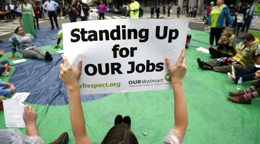 Click to enlarge Wal Mart Protest