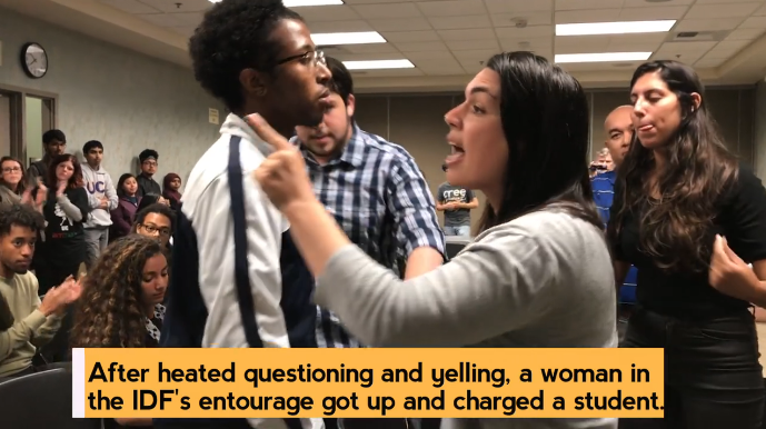IDF harass US students