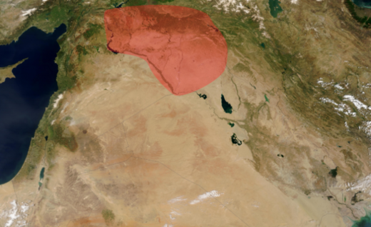 Click to enlarge Al-Jazira map