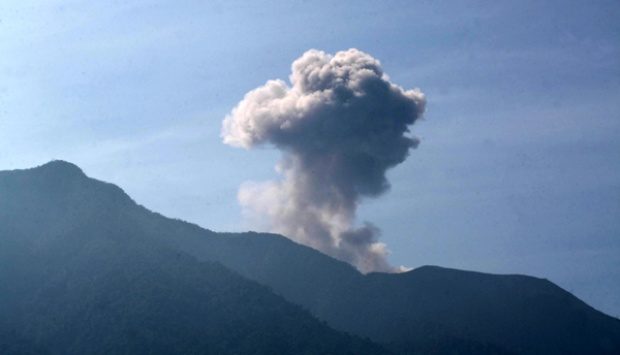 Click to enlarge Marapi Mountain in West Sumatra