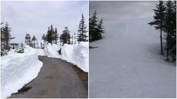 Click to enlarge Pistolet Bay and Pinware River Provincial Parks are not opening as scheduled this weekend due to snow that refuses to melt.