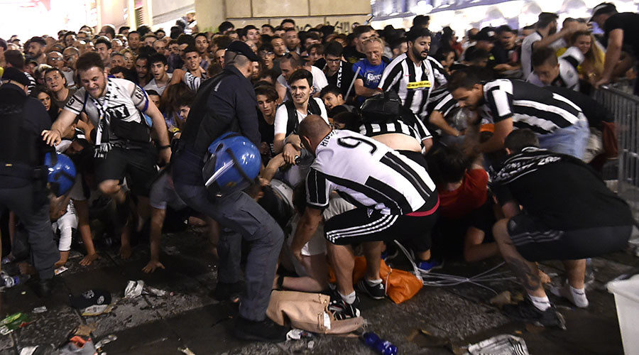 Click to enlarge Injured Turin spectators
