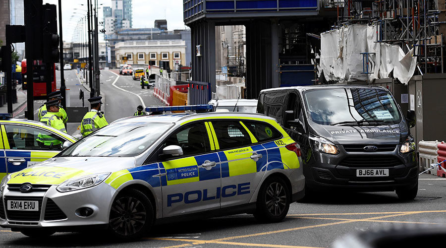 police car at June 4 2017 London attack