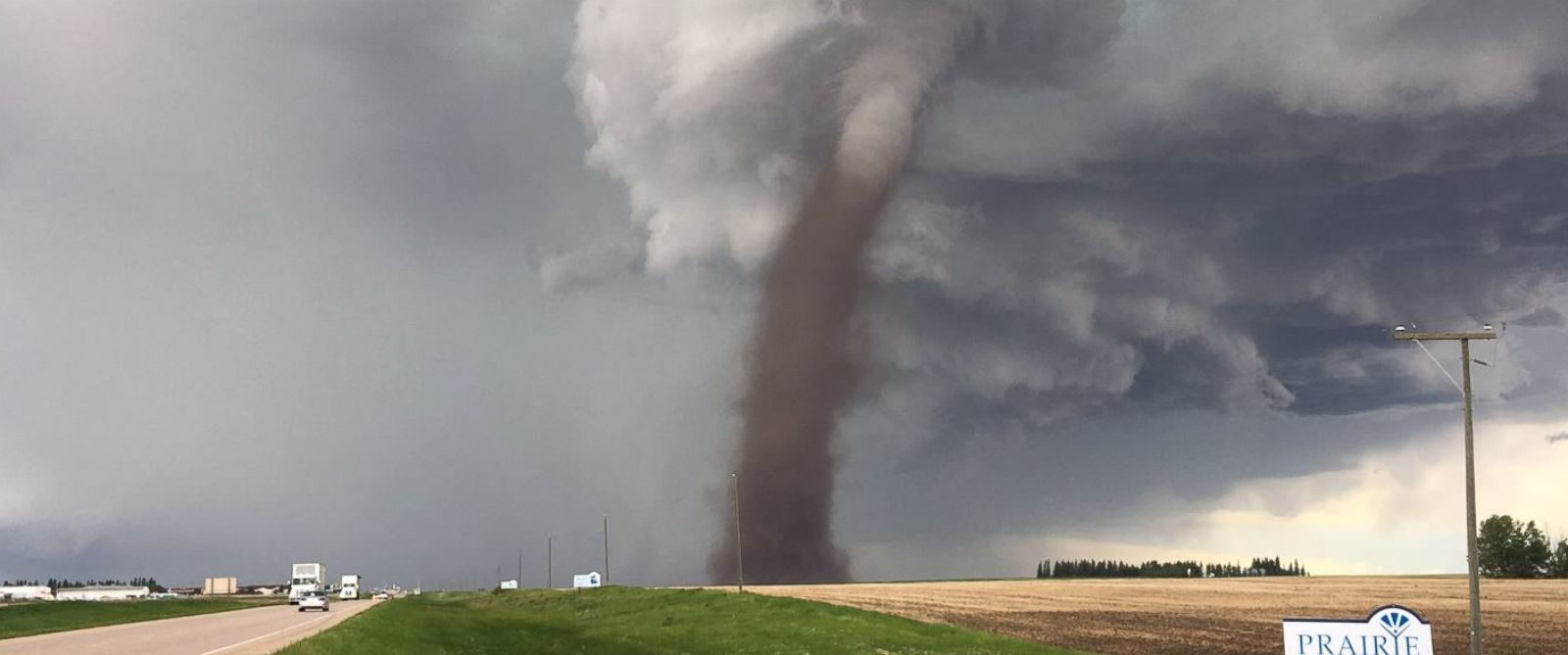 Tornado in Alberta, Canada